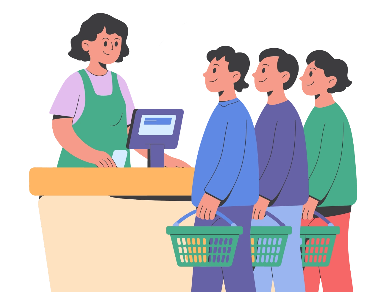 Real-time analytics dashboard in agricultural store POS software India showing sales trends and multi-store performance