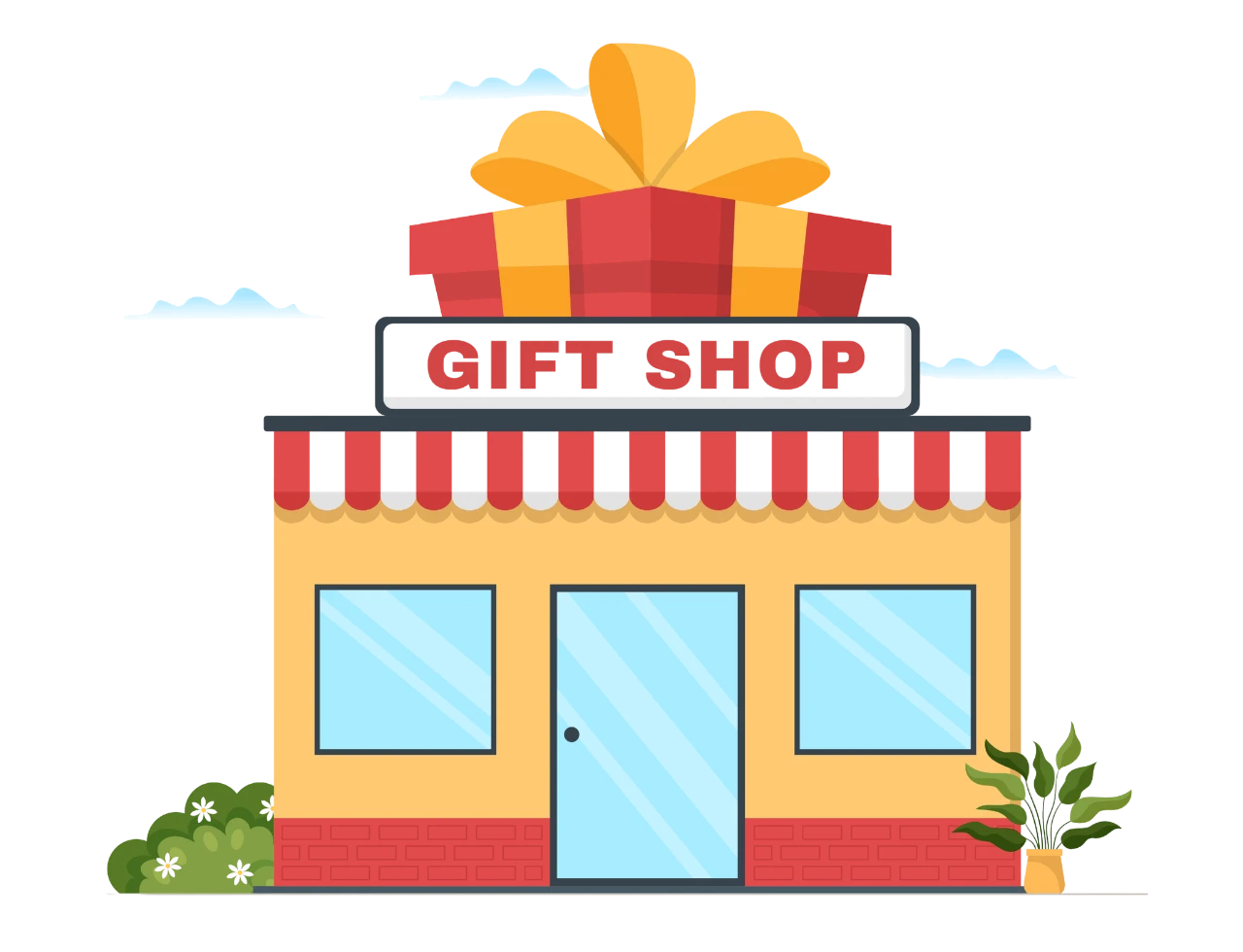 Gift shop POS software showing barcode scanning at billing counter with UPI and cash payment options India