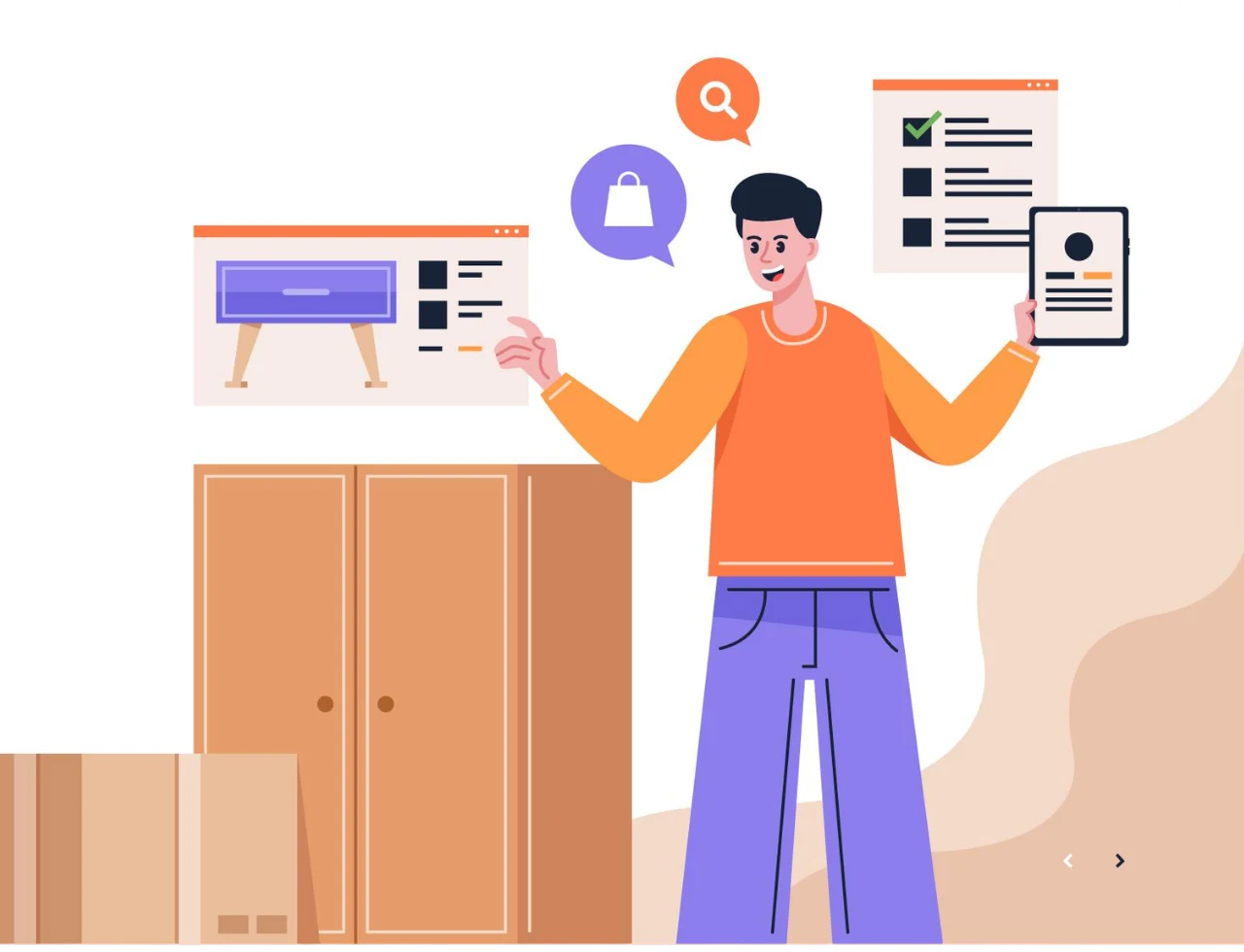Furniture sales reports and inventory analytics dashboard