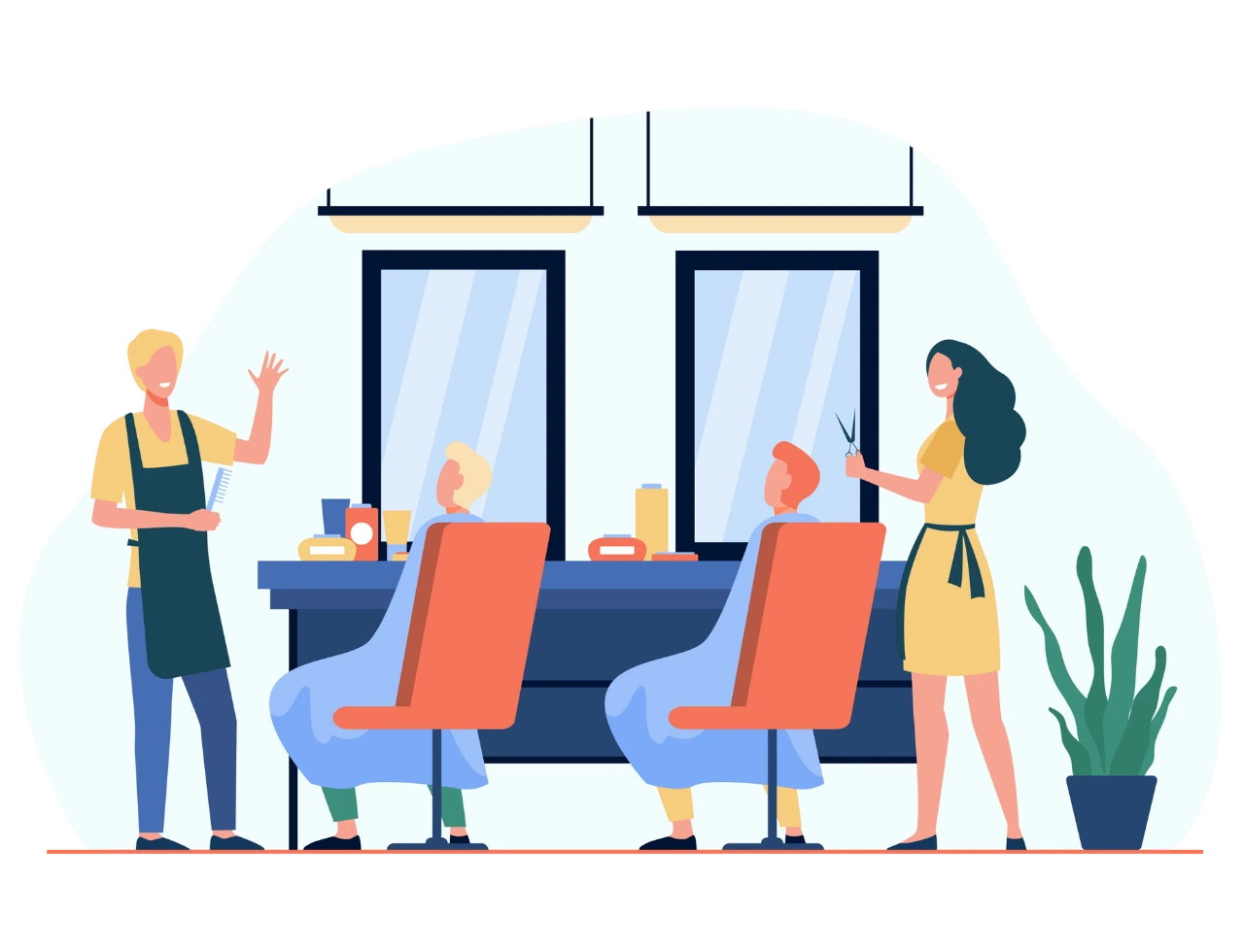 Staff Management and Analytics illustration