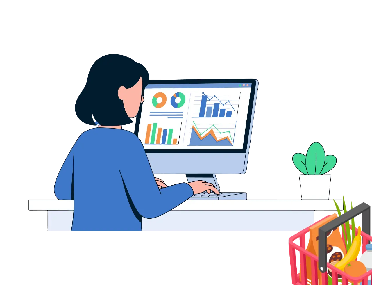 Use detailed business reports to take analytical decisions with one click