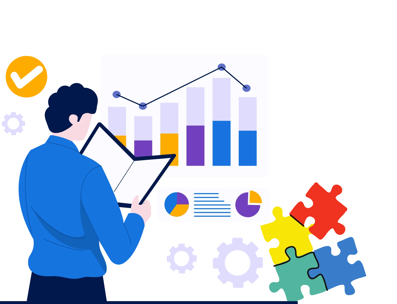 toy shop billing software dashboard showing sales reports and business analytics